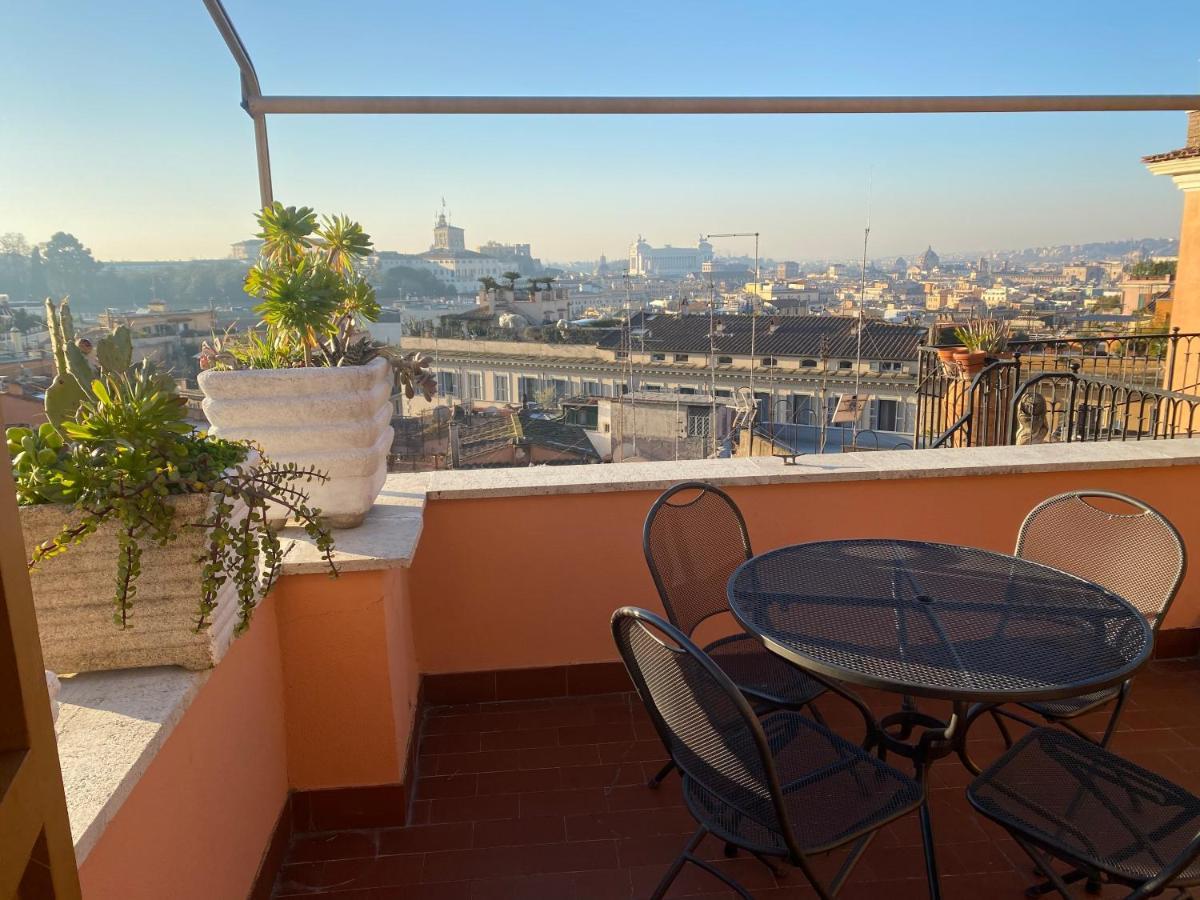 Spanish Steps Rome View Apartment Exterior photo