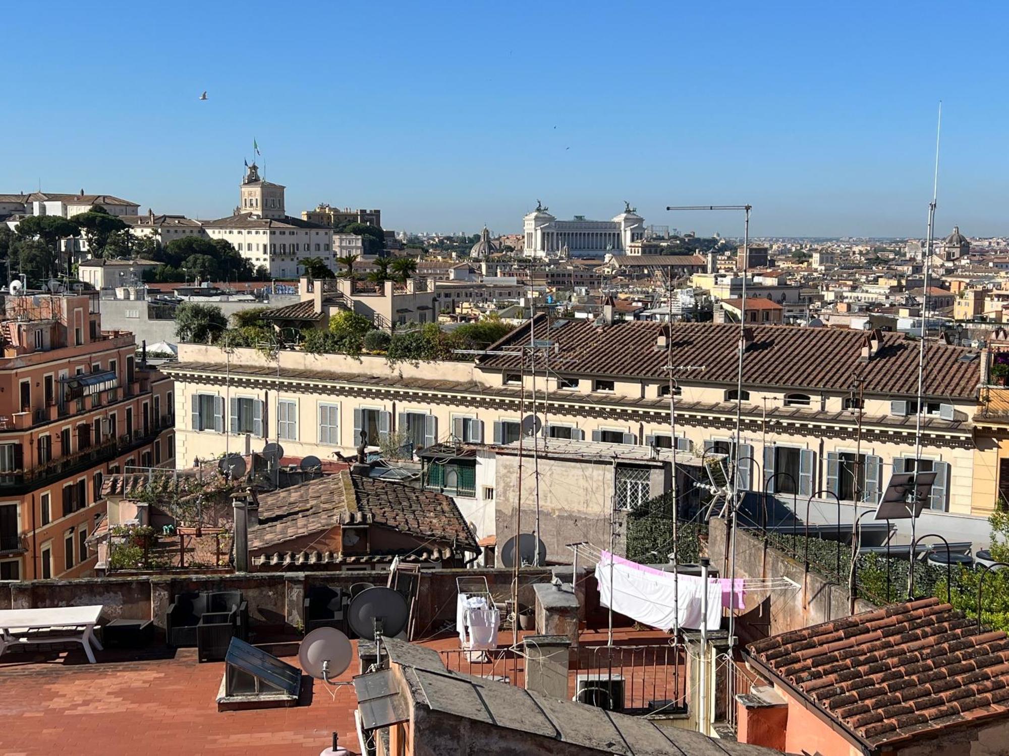 Spanish Steps Rome View Apartment Exterior photo